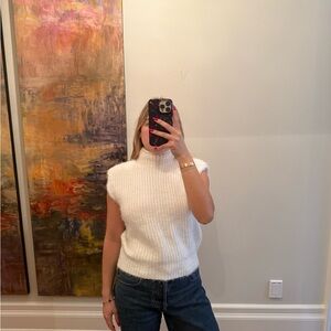 bishop + young White Turtleneck Sweater